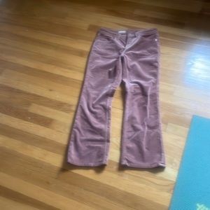 pilcro yaya cropped corduroy pants